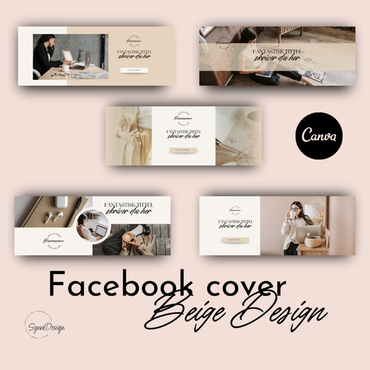 5 Facebook coverbilder Beige