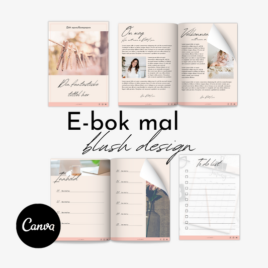 E-bok mal - Blush Design