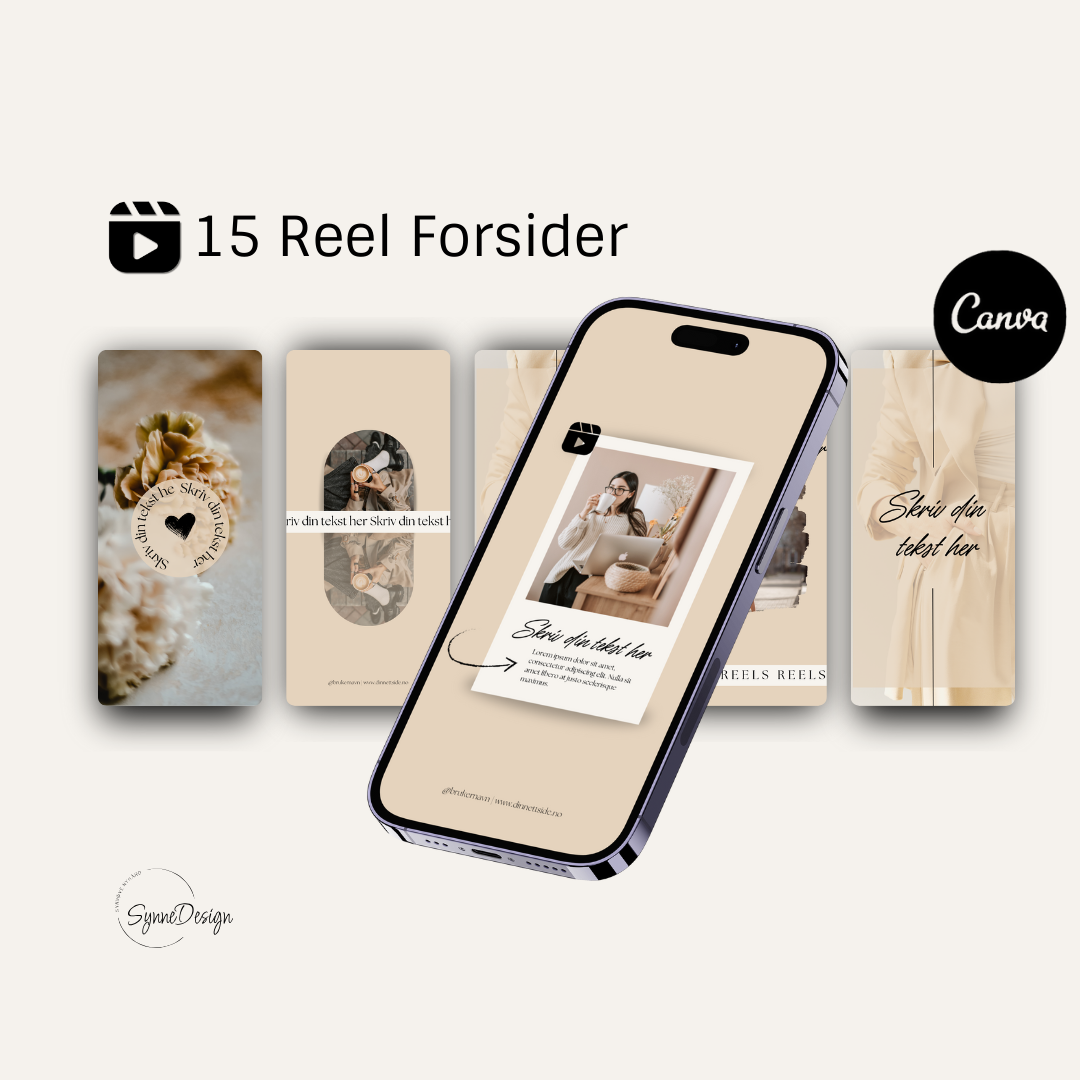 15 Reels forsider BEIGE