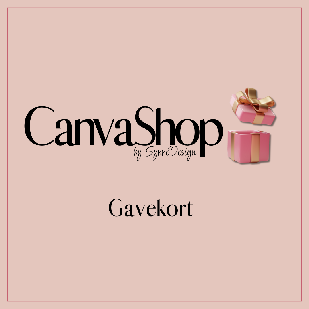 Gavekort Canvashop